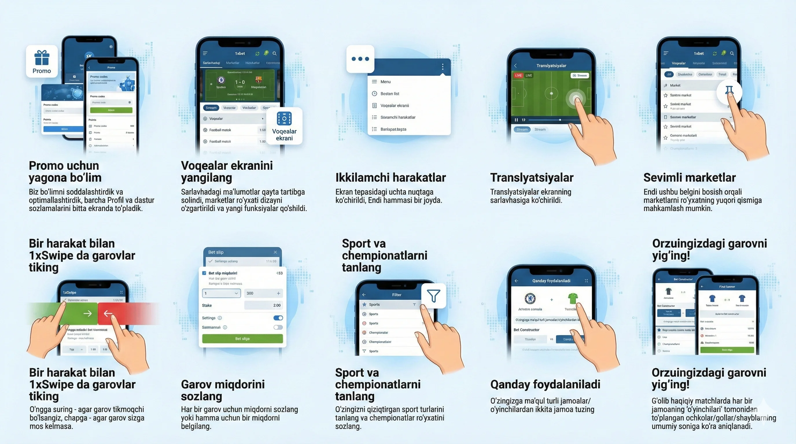 1xbet saytida pul tikish ustunligi va boshqa bukmekerlardan afzalligi 1xbetda nega pul tikish kerak